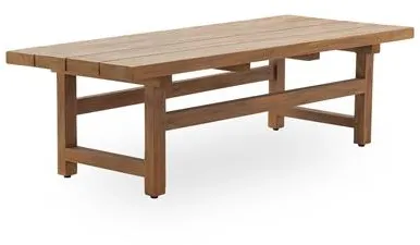 Sika-Design Julian Ulkokäyttöön Soveltuva Sohvapöytä 140x55 cm Tiikki