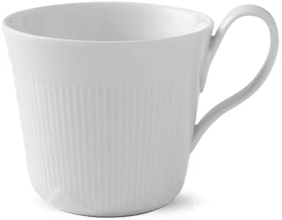 Royal Copenhagen White Elements korkeamukinen kuppi - 35 cl