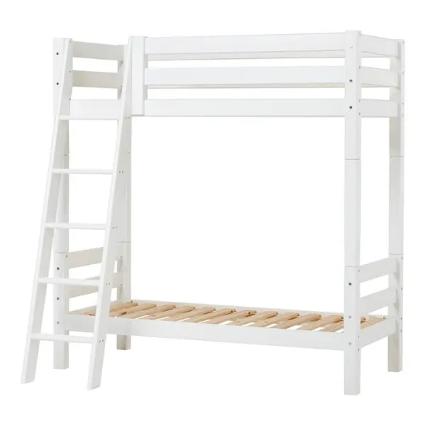 Hoppekids ECO Luxury korkea kerrossänky vinolla tikkaalla - 70 x 160 cm