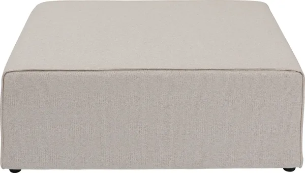 KARE DESIGN Infinity Pouff Elements Cream -moduuli - kermanvärinen polyesteri ja polypropeeni (68x100)