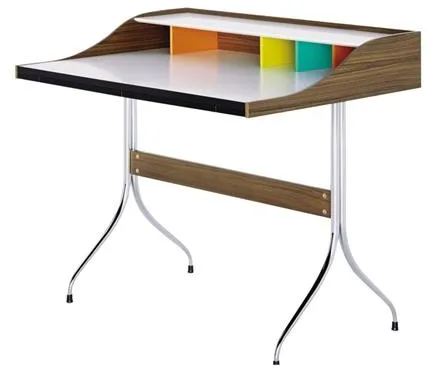 Vitra Home Kirjoituspöytä Pähkinä/Kromi