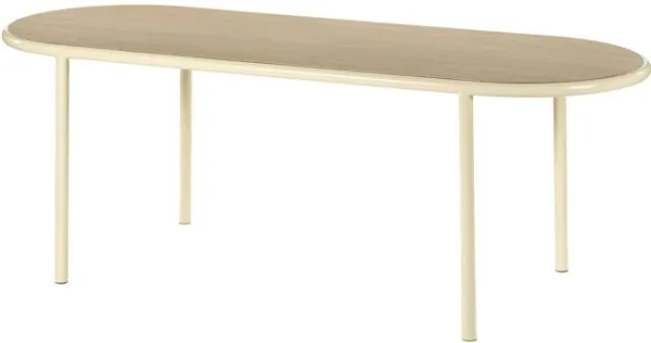 Valerie Objects Wooden Ruokapöytä Ovaali Ivory/Tammi
