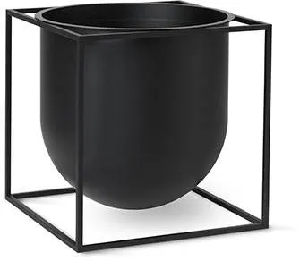 Audo Copenhagen Kubus Flowerpot 23 - Musta